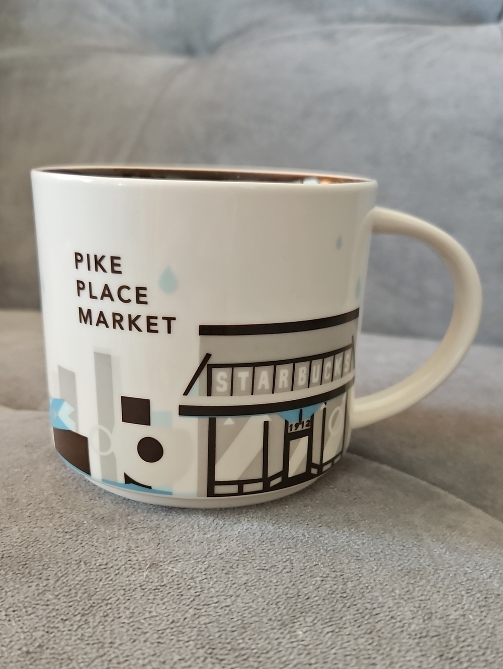 NWT ☕️ Starbucks PIKE PLACE MARKET  - "You Are Here" - Coffee Mug (14 fl. oz.)